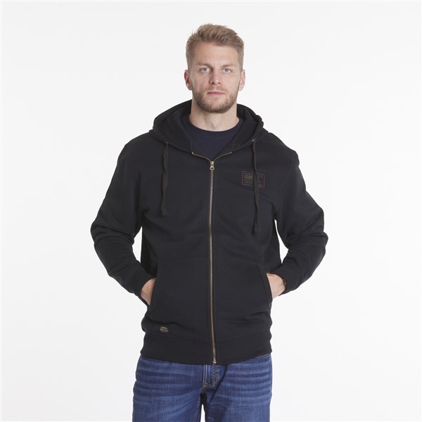 North 56°4 winter vest m. capuchon, zwart