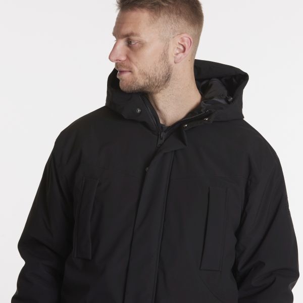 North 56°4 Winterparka m. capuchon, zwart