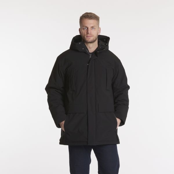 North 56°4 Winterparka m. capuchon, zwart