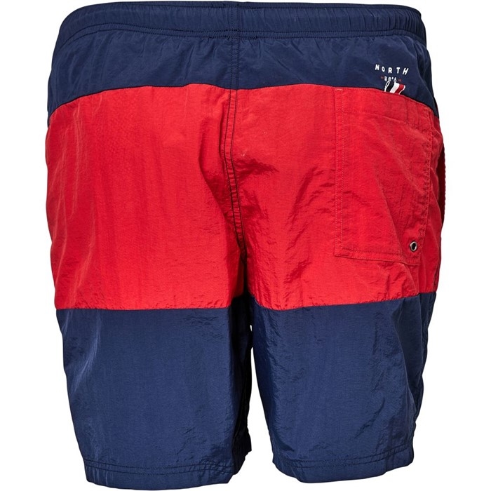 North 56°4 Zwemshorts 2-color, rood/navy