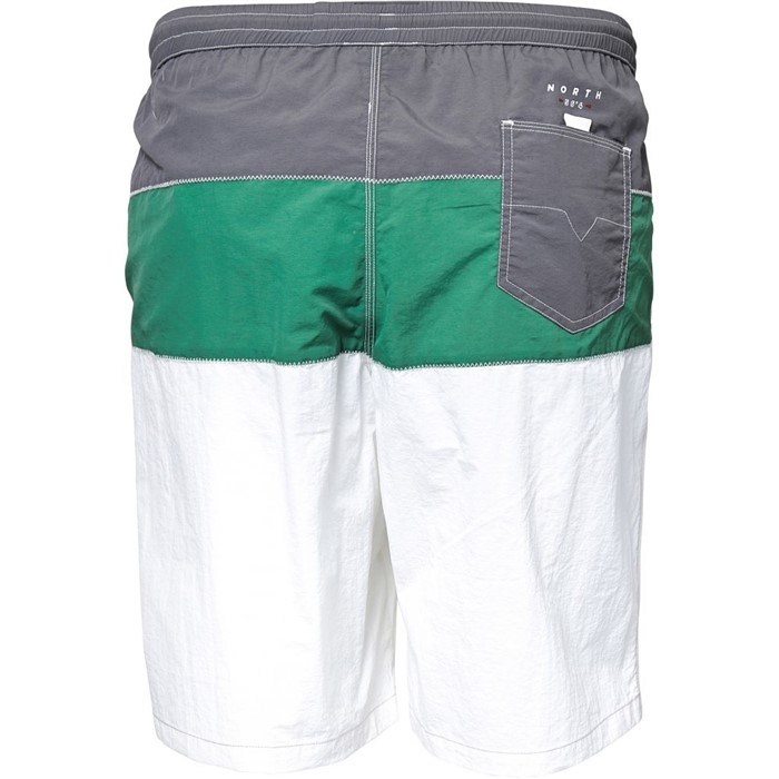 North 56°4 Zwemshorts 3-color, grijs/groen/wit