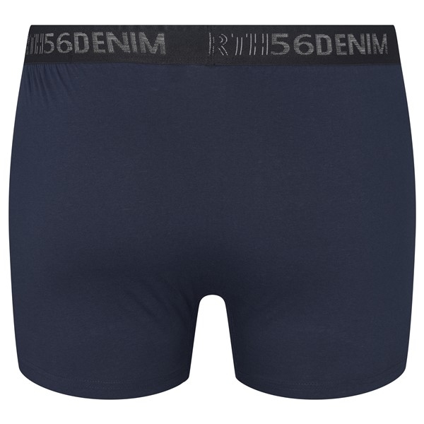 North 56Denim boxershort m. stretch FIFTYSIX, zwart