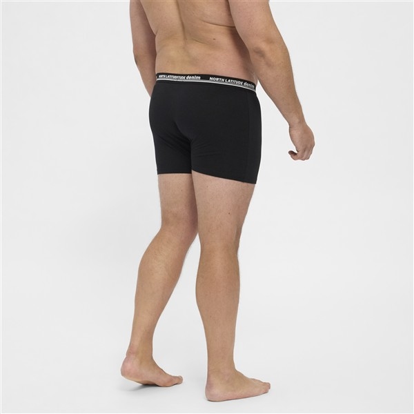 North 56Denim boxershort set 5-pack, zwart