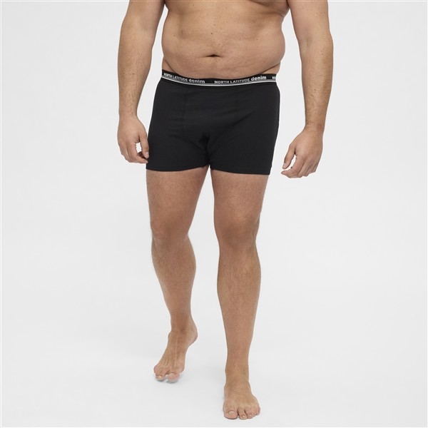 North 56Denim boxershort set 5-pack, zwart
