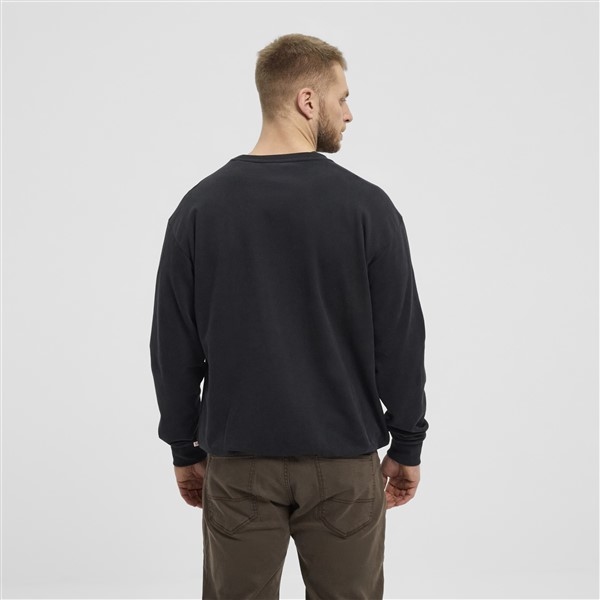 North 56Denim crewneck sweater 'Track Days', zwart