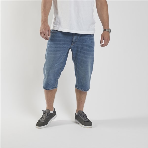 North 56Denim jeans capri m. stretch, blue used wash