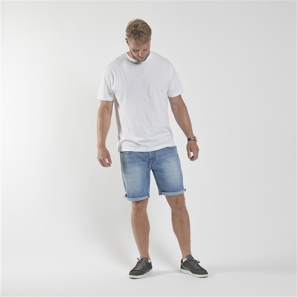 North 56Denim jeans shorts m. stretch, light blue wash