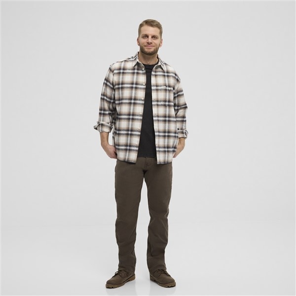 North 56Denim Overshirt flanel soft-feel, geruit