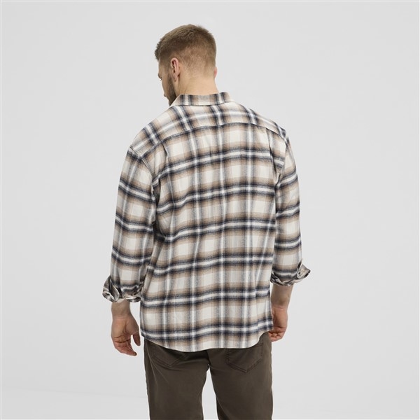North 56Denim Overshirt flanel soft-feel, geruit