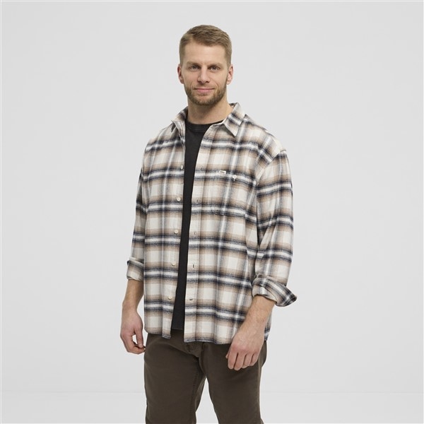 North 56Denim Overshirt flanel soft-feel, geruit