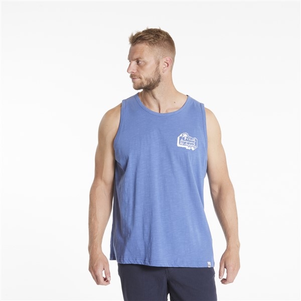 North 56Denim Singlet 'Garment Supply', dusty blue