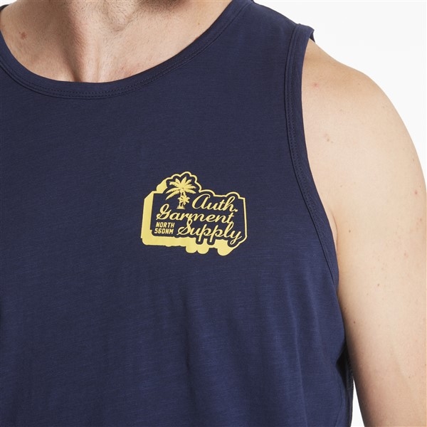 North 56Denim Singlet 'Garment Supply', navy