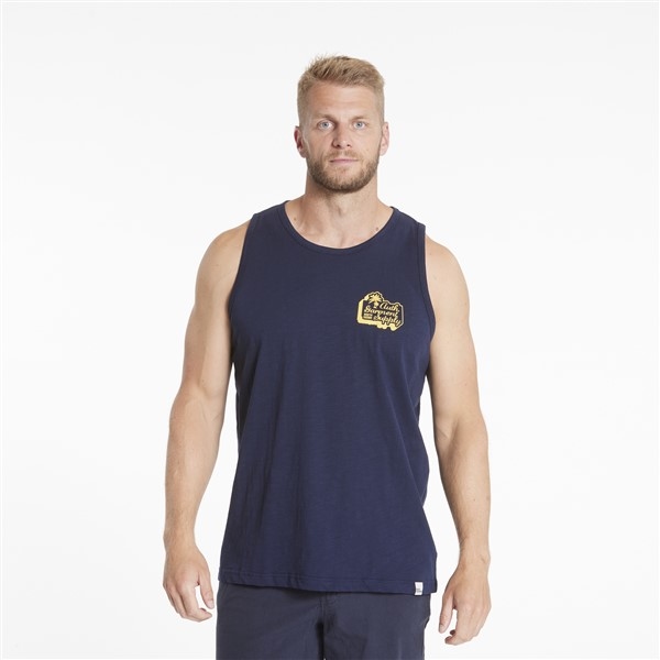 North 56Denim Singlet 'Garment Supply', navy