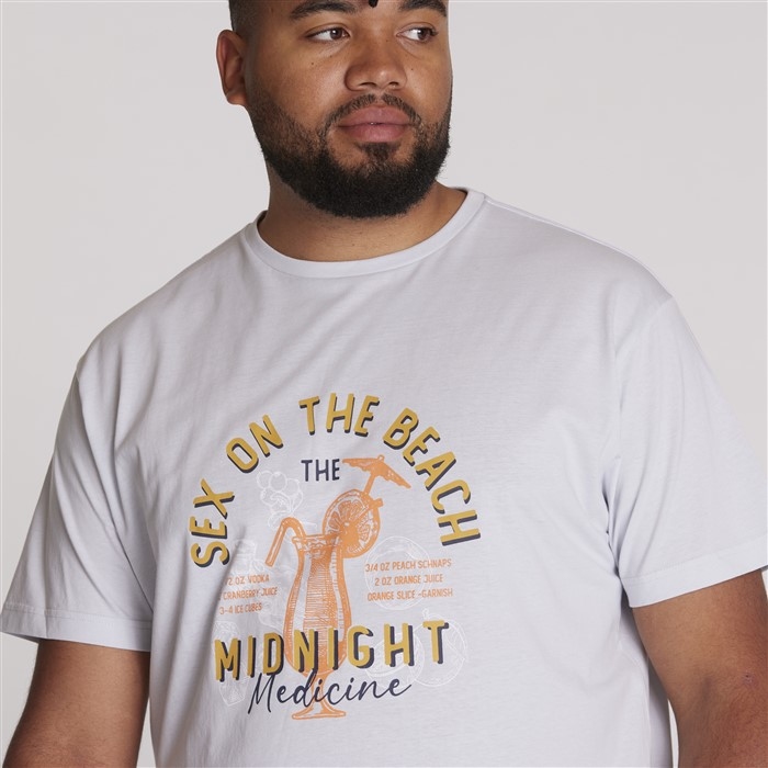 North 56Denim T-shirt 'Sex on the Beach', l.blauw