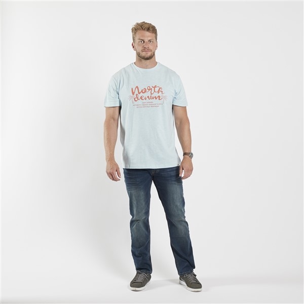 North 56Denim T-shirt print North Denim, light blue