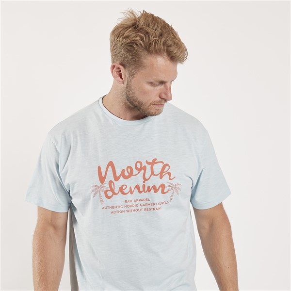 North 56Denim T-shirt print North Denim, light blue