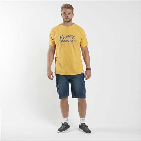 North 56Denim T-shirt print North Denim, yellow
