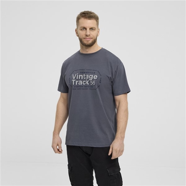 North 56Denim T-shirt Vintage Track, stone