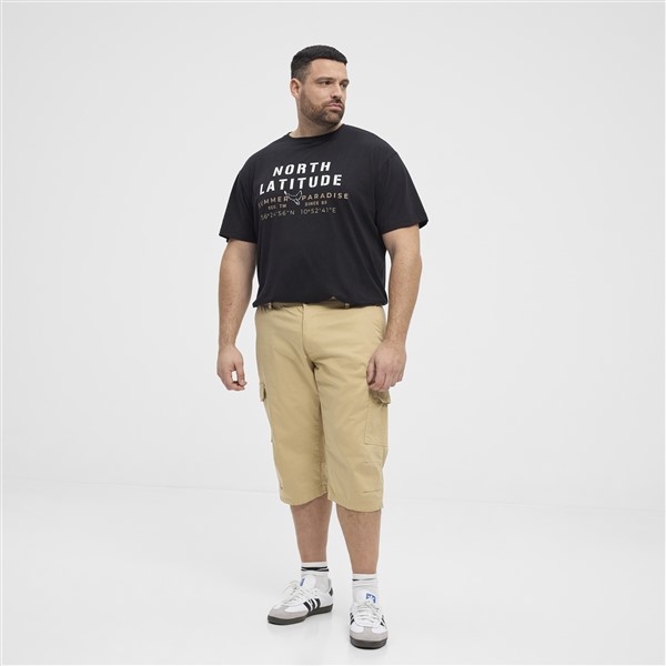 North Cargo capri m. stretch + elast. boord, sand
