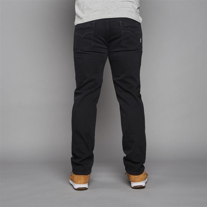 North jeans m. stretch RINGO en L34, zwart