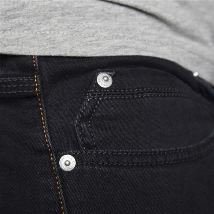 North jeans m. stretch RINGO en L34, zwart