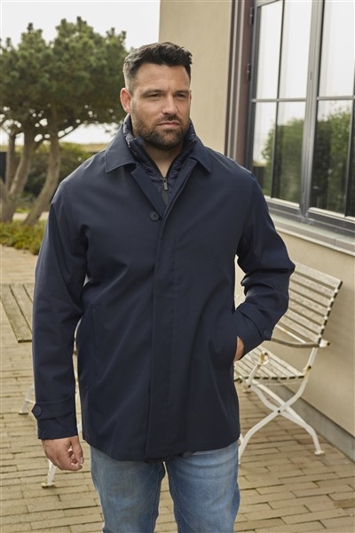 North Latitude Car coat 3/4 winterjas, zwart