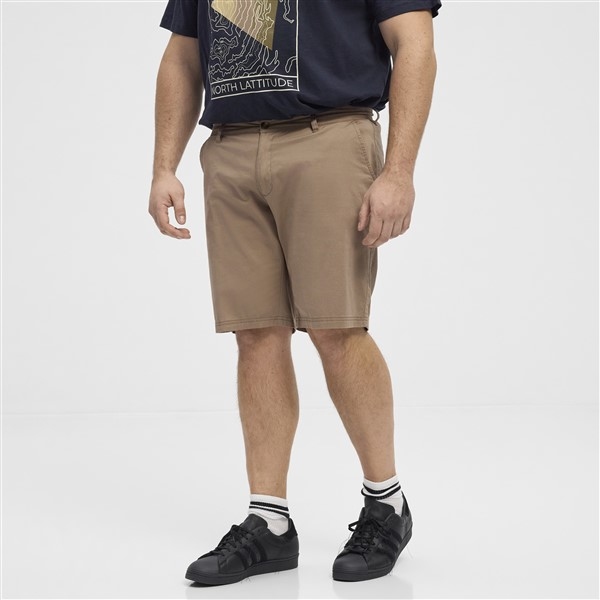 North Latitude Chino shorts m. stretch, dark sand