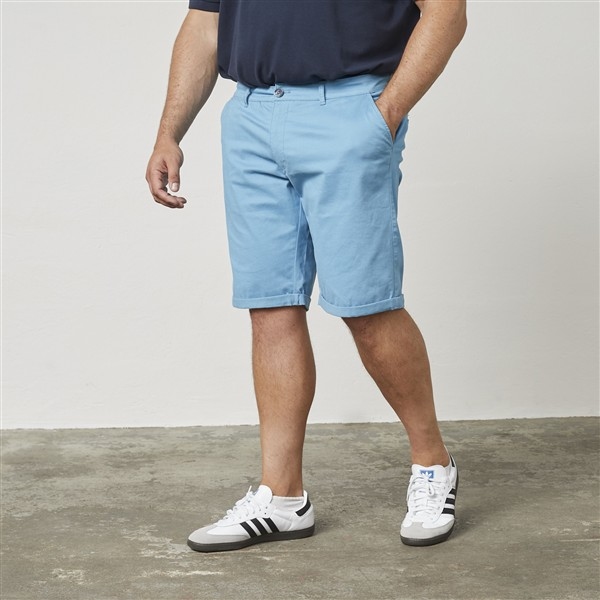 North Latitude Chino shorts m. stretch, mid blue