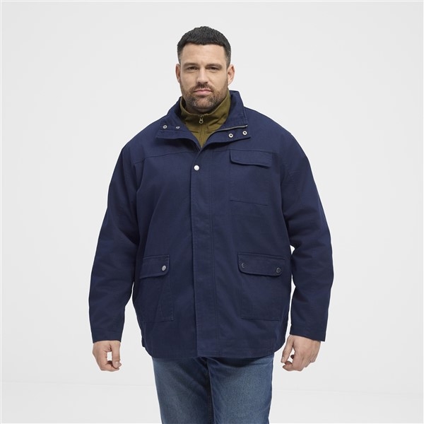 North Latitude multi-pocket katoenen jas, night sky