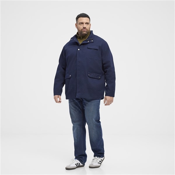 North Latitude multi-pocket katoenen jas, night sky