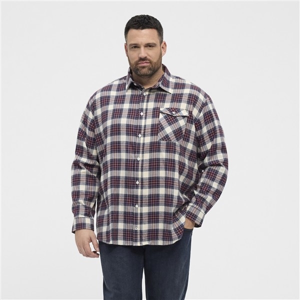 North Latitude overhemd flanel soft-feel, geruit