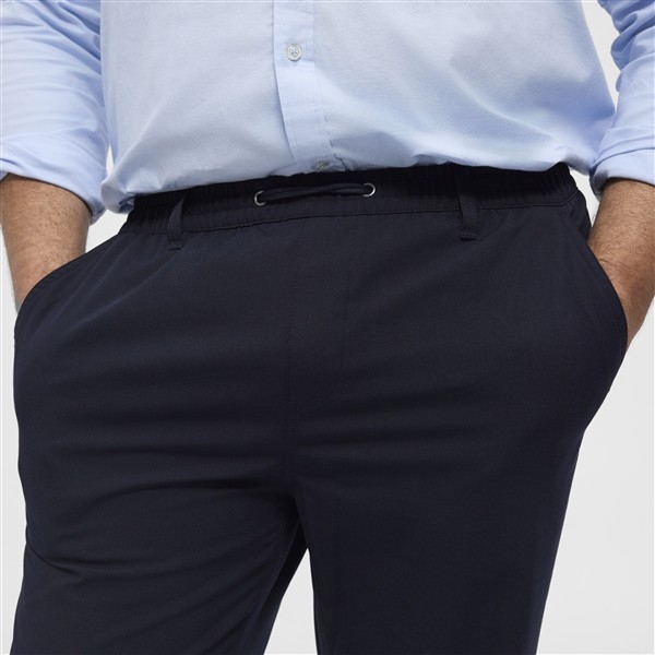 North Latitude Pantalon m. stretch+elastisch boord, navy