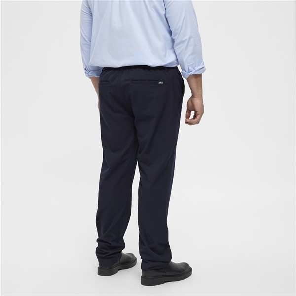 North Latitude Pantalon m. stretch+elastisch boord, navy