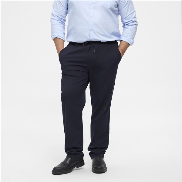North Latitude Pantalon m. stretch+elastisch boord, navy