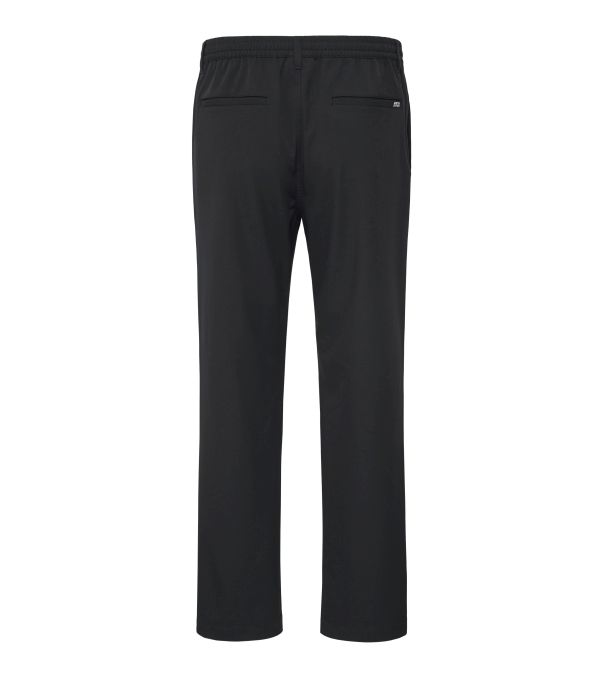 North Latitude Pantalon m. stretch+elastisch boord, zwart