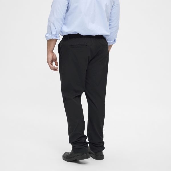 North Latitude Pantalon m. stretch+elastisch boord, zwart