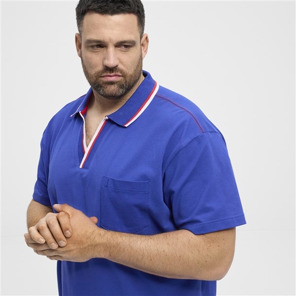 North Latitude polo pique superflex, cobalt bl