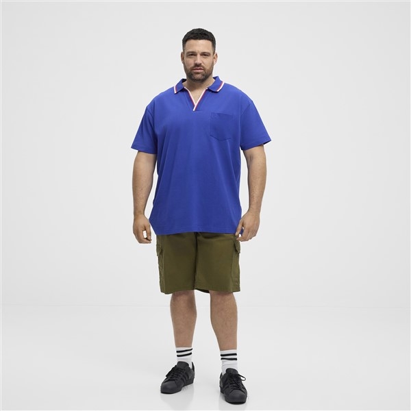 North Latitude polo pique superflex, cobalt bl