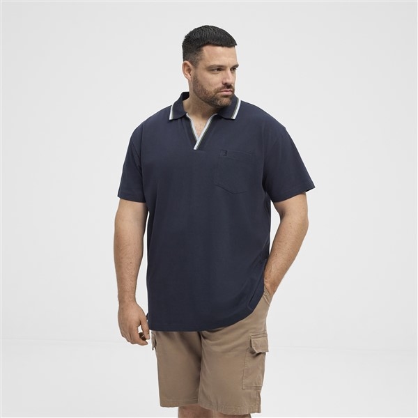 North Latitude polo pique superflex, navy