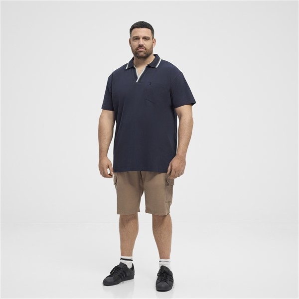 North Latitude polo pique superflex, navy