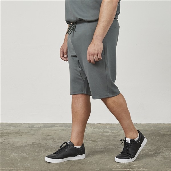 North Latitude sweat shorts m. tricot boord, dark dust green