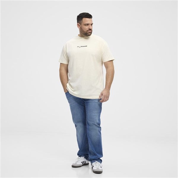 North Latitude T-shirt 'Blast of Summer', offwhite