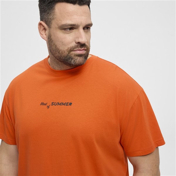 North Latitude T-shirt 'Blast of Summer', oranje