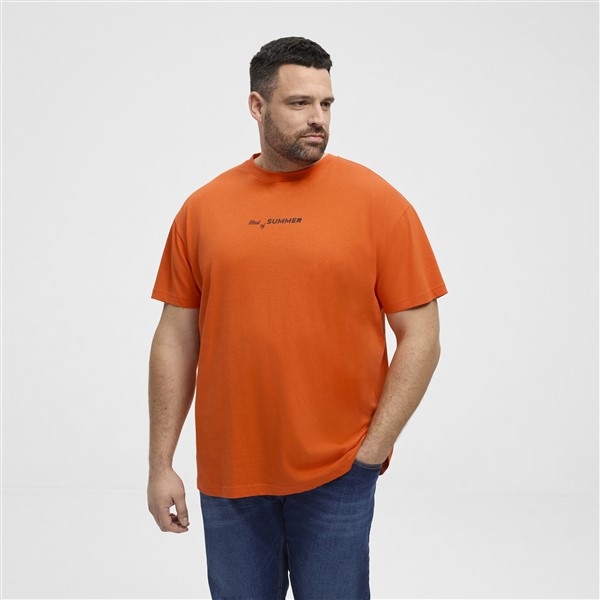 North Latitude T-shirt 'Blast of Summer', oranje