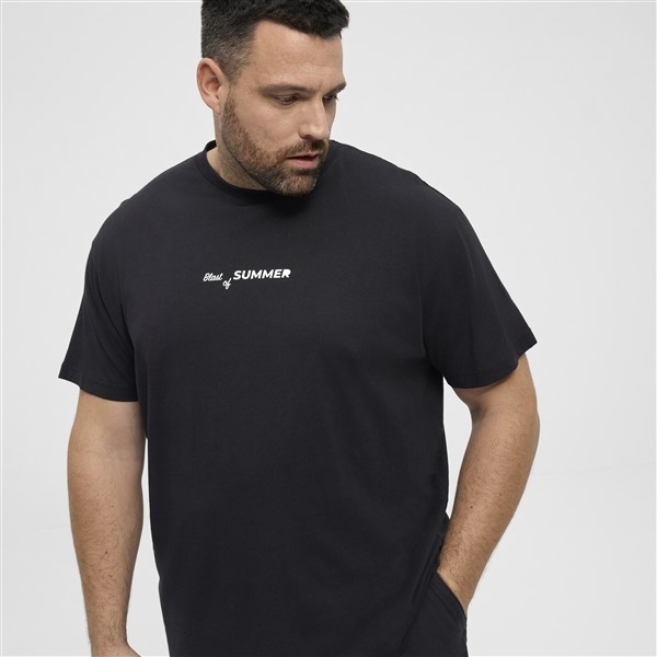 North Latitude T-shirt 'Blast of Summer', zwart