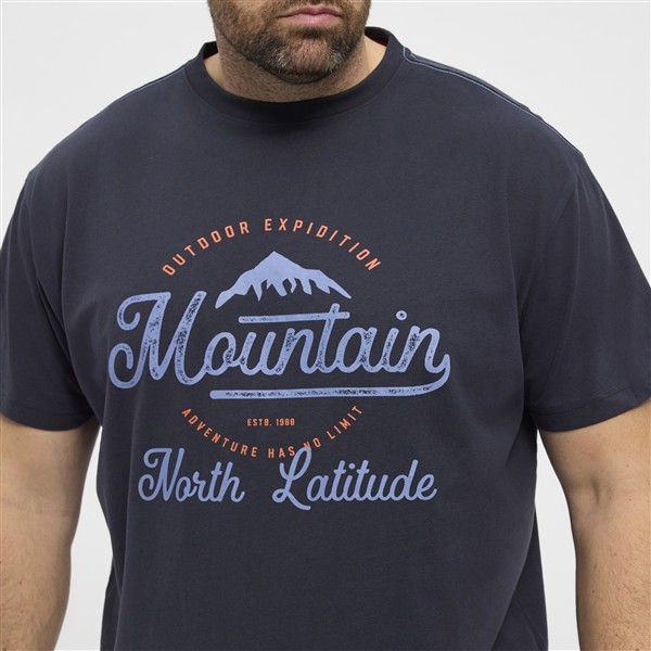 North Latitude T-shirt 'Mountain', night sky