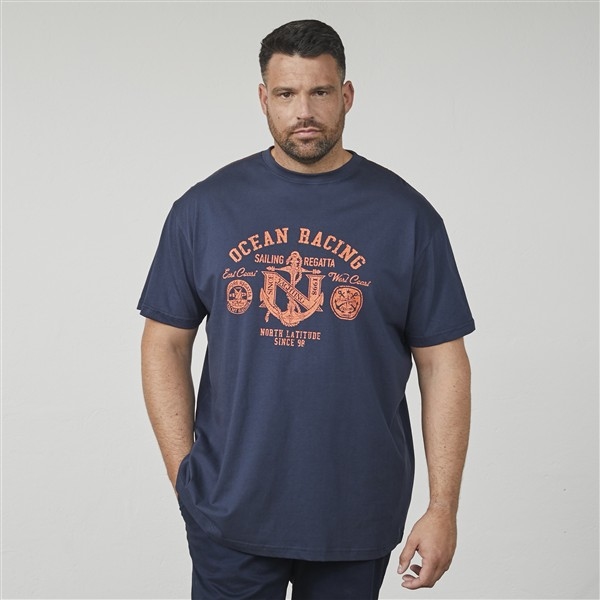 North Latitude T-shirt 'Ocean Racing', navy