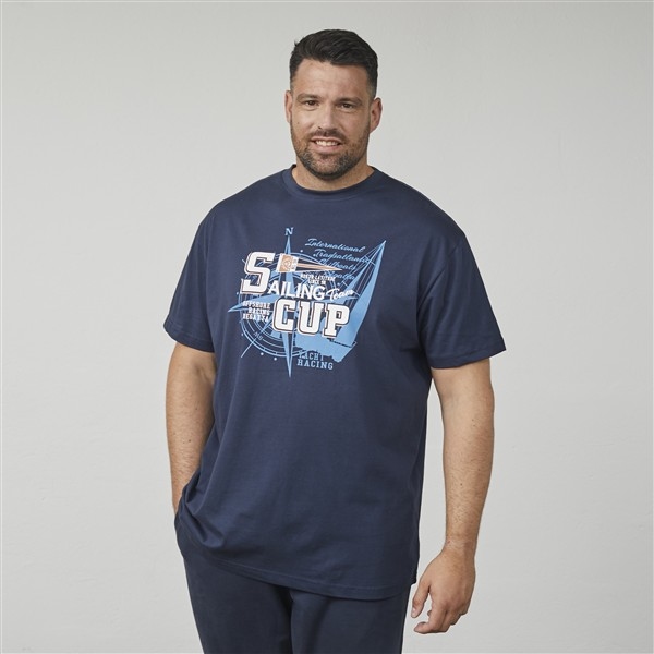 North Latitude T-shirt 'Sailing Cup', navy