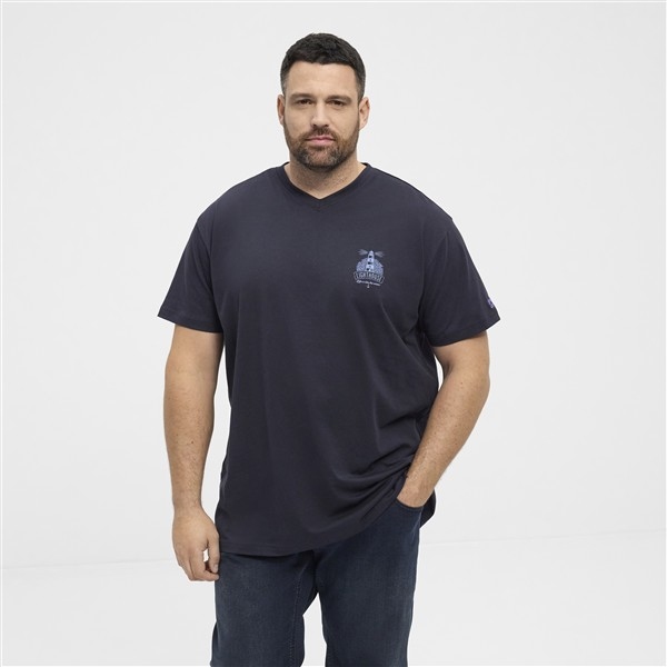 North Latitude T-shirt met V-hals, night sky