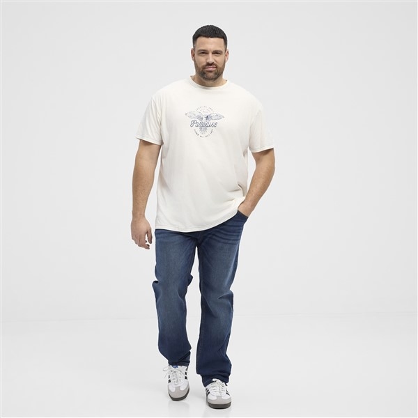 North Latitude T-shirt print 'Paradise', offwhite